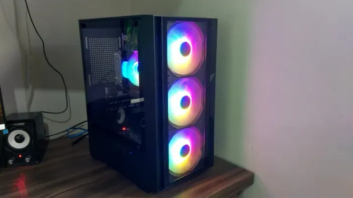 Cpu Gamer I5 3.20Ghz,16Gb,Ssd 240Gb,Nvidia GT 750 Gabinete Mancer 3 Fans,Novo Na Caixa