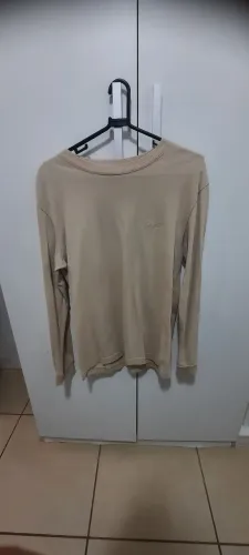 Camiseta Manda longa Beje