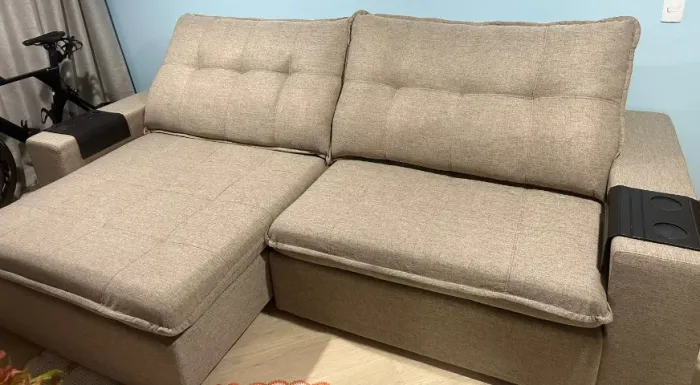 Sofá retrátil com m 2,90 comprimento x 1,70 aberto