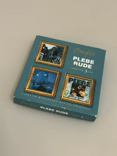 Box 3 CDs Plebe Rude - Portfólio (Edição Especial / Encartes Completos)