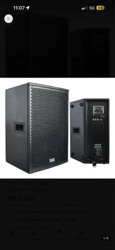 Monitor de áudio de 12 mark audio case incluso
