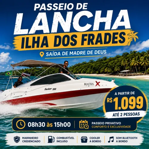 Aluguel lancha