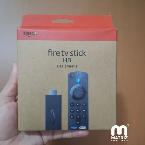 Amazon Fire TV Stick HD Original - Novo Lacrado | Wi-Fi 5 | Controle com Voz Alexa