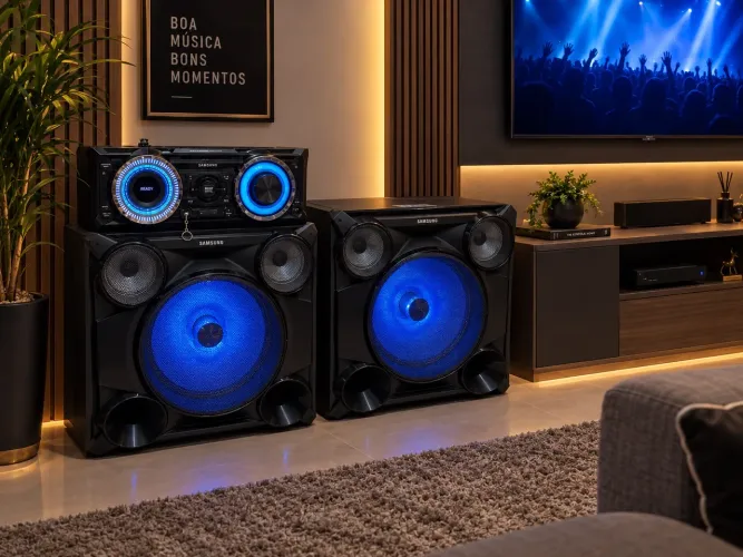 Samsung MX-FS8000 Giga Sound 2200W Bluetooth - 2 Caixas