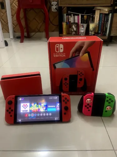 Switch Oled Desbloqueado - Mario Version