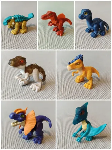 Mini dinossauros Jurassic World Imaginext bebês dinossauros 