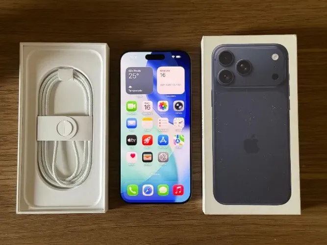 IPhone 17 Pro Max - 256 GB - Garantia Apple - Aceito Trocas (12x 608)