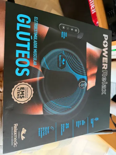Eletroestimulador Relaxmedic Power Relax Glúteos EMS/TENS - Novo Lacrado