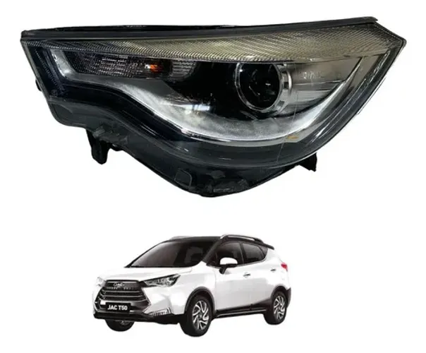 Farol Esquerdo Projetor Jac T50 2018 2019 Esquerdo/motorista
