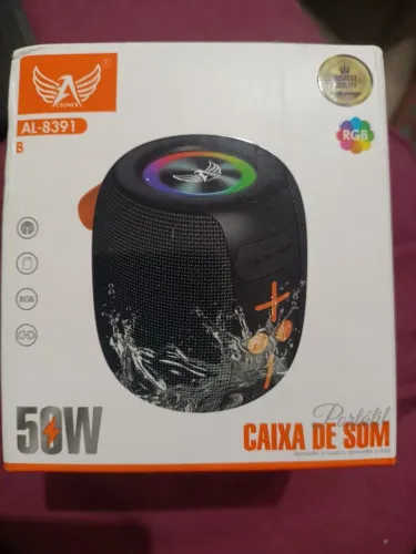 Caixa de Som Bluetooth Altomex AL-8391 Potente 50W - Nova Lacrada