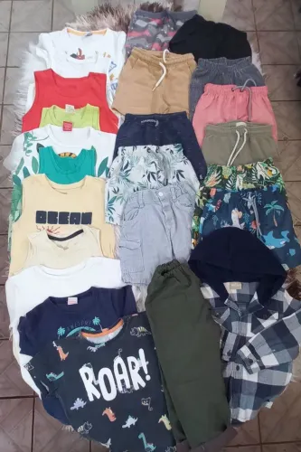 Lote menino veste 1/2 anos Total 24 peças