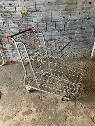 Carrinho de Compras Duplo