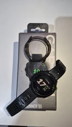 Garmin Forerunner 55 + Película + Capinha | Ótimo Estado