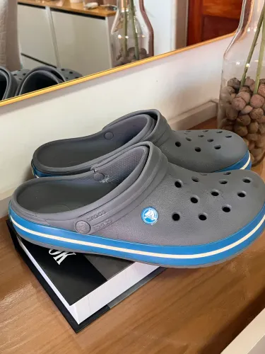 crocs crocband charcoal ocean 39/40