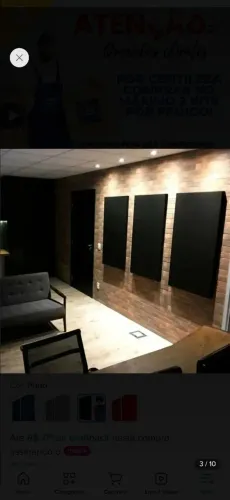 Painel acústico Kit 2 Par Painéis