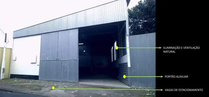 Galpão para venda possui 350 metros quadrados em Boa Vista II - Serra - ES
