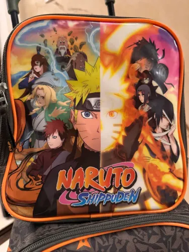 Mochila escolar com lancheira