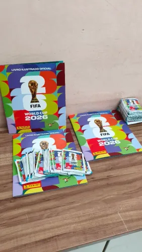 Kit 10 Pacotinhos Figurinhas  Copa 2026 