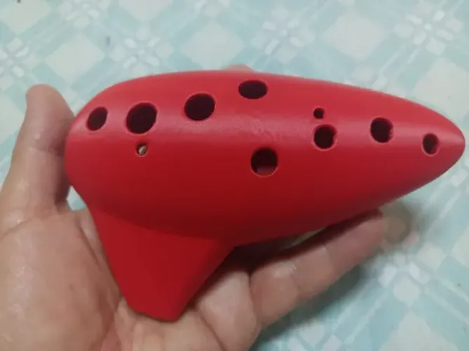 Flauta Ocarina Zelda Of Time 12 Furos (plástico)