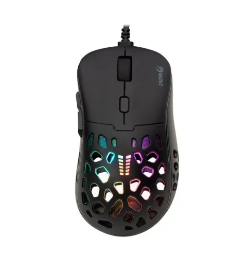 Mouse Gamer Marvo G946, RGB, 10000DPI, 6 Botoes, Preto, G946