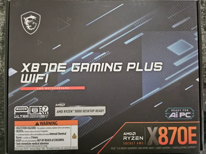 Placa-Mãe MSI X870E GAMING PLUS WIFI