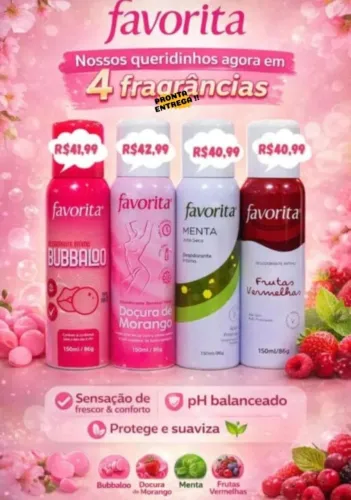 Desodorante íntimo Favorita