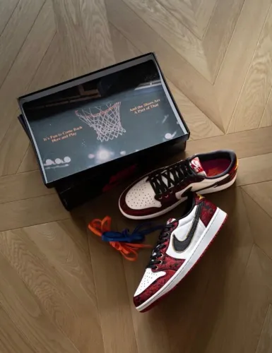 Air Jordan 1 Low Last Dance At The Garden Varsity Red