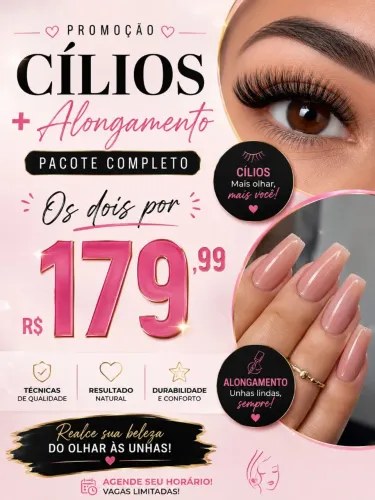 Unhas e cilios