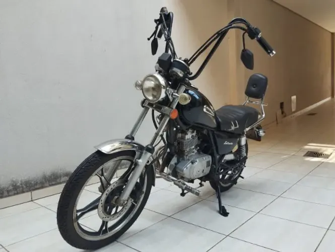 Intruder 125cc Preta 2008 EQUIPADA RARIDADE