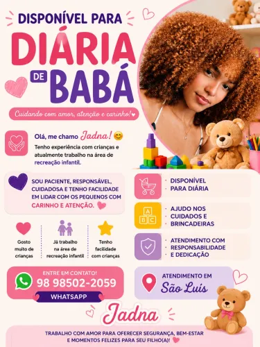 Vaga para babá 