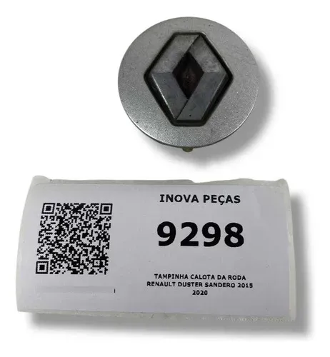 Tampinha Calota Da Roda Renault Duster Sandero 2015 2020 Prata