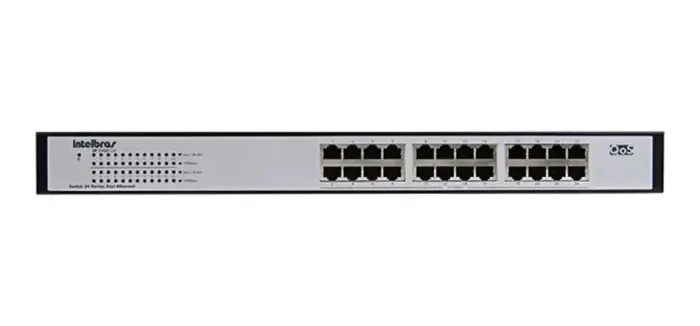 Switch 24 Portas Fast Ethernet Intelbras Sf 2400 Qr 10/100