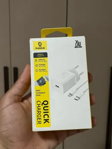 Carregador Baseus Tipo C para Lightning 20w
