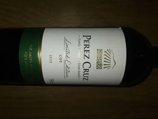 Vinho tinto Perez cruz 2022