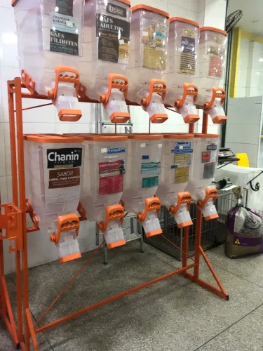 Dispensers de ração 15kg laranja