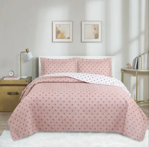 Colcha de cama | Coração