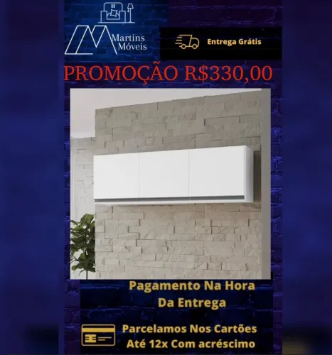 GRANDE PROMOÇÃO*ARMARIO AÉREO 1.20 CHILE COM ENTREGA GRÁTIS ACEITA CARTÃO