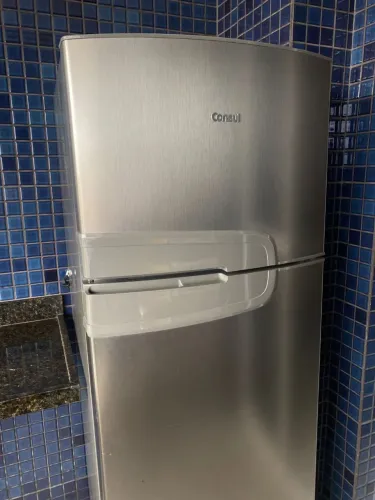 Refrigerador Cônsul Frost Free 340L Cinza