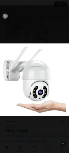 Câmera de segurança wi-fi externa