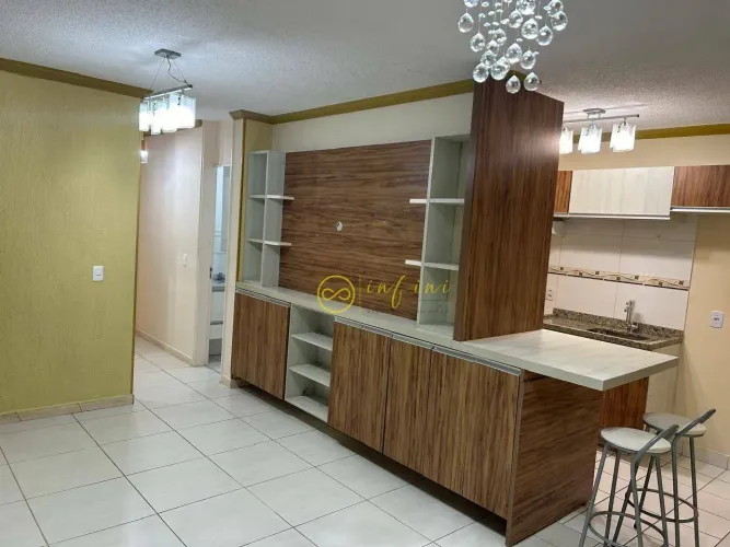 Apartamento com 3 Quartos para alugar, 64 m² por R$ 2.600/mês - Condomínio Villa Flora - V