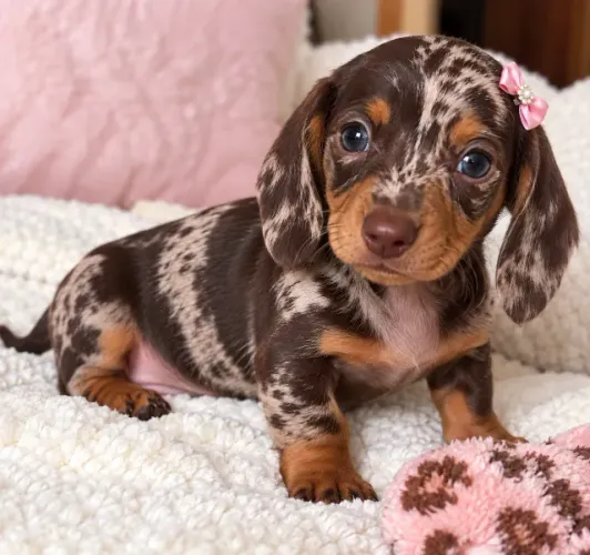 Filhote Daschund fêmea