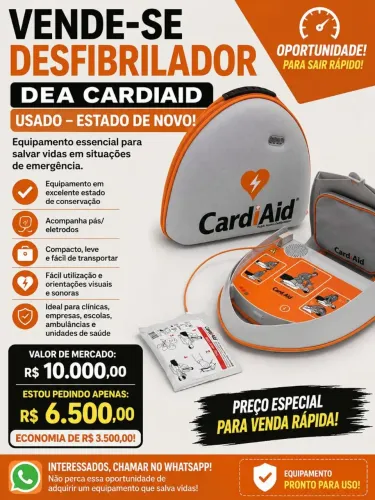 DEA cardiaid perfeito para clínicas, empresas, escolas, ambulância e unidades de aten.