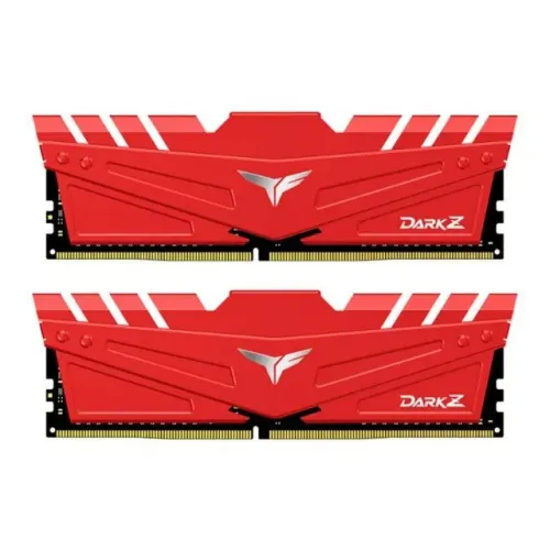 MEMORIA TEAM GROUP T-FORCE DARK Z 32GB (2X16) DDR4 3600MHZ VERMELHA