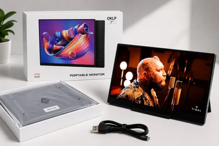 Monitor Portátil Weichensi AQ14T 14? Touch IPS 2.2K USB-C HDMI