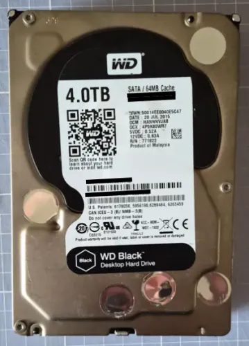 Hd 4TB Western Digital Black