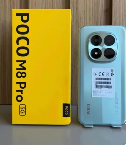Celular Xiaomi POCO M8 PRÓ 5G 256GB -- Green ( Novos Lacrados com Garantia )