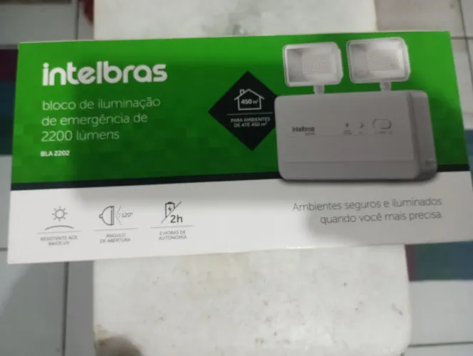 Vendo um bloco de iluminação Intelbras