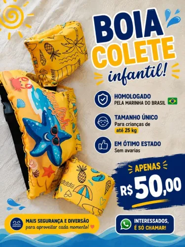 Vendo boia colete infantil