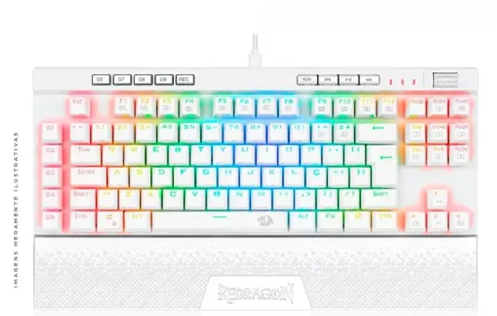 Teclado Ópto- Mecânico Gamer Redragon Magic Wand