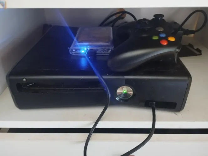 Xbox 360 desbloqueado com HD externo com +40 jogos